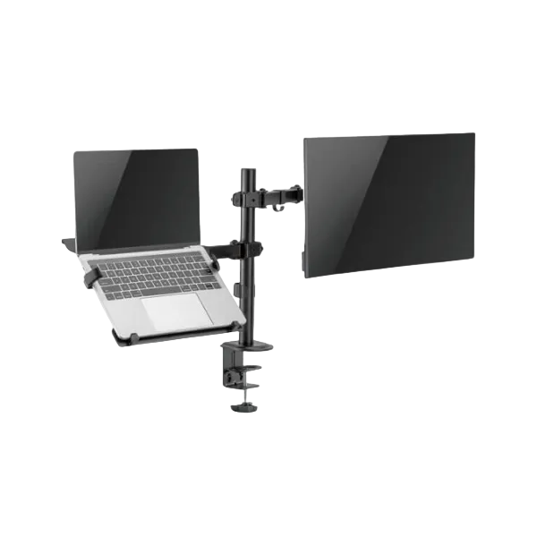 Soporte Dual para Monitor y Notebook