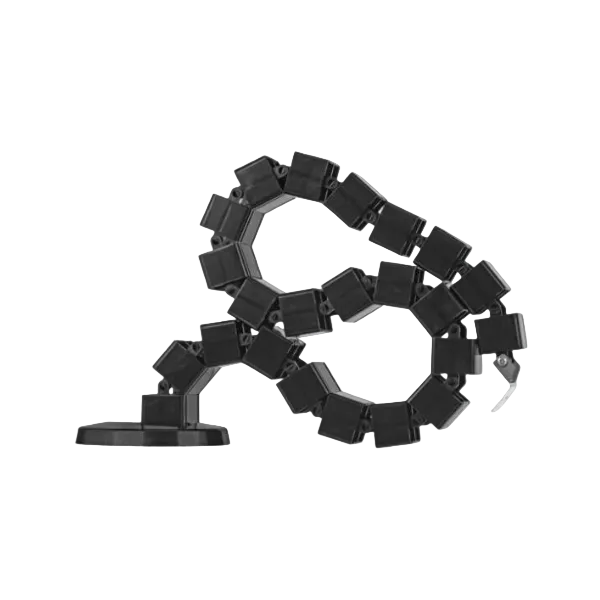 Columna Pasa Cable / Organizador de Cables Negra
