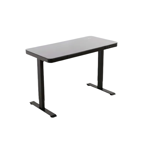 Escritorio Alzable Vidrio Templado 2 Motores