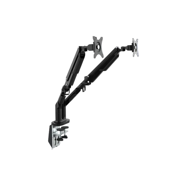 Soporte PRO Ergonómico a Gas para 2 Monitores