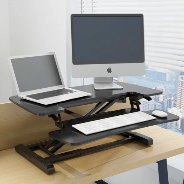 Alzador de Escritorio – Convertidor MT117 Negro