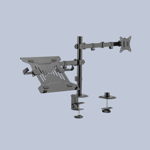 Soporte Dual para Monitor y Notebook