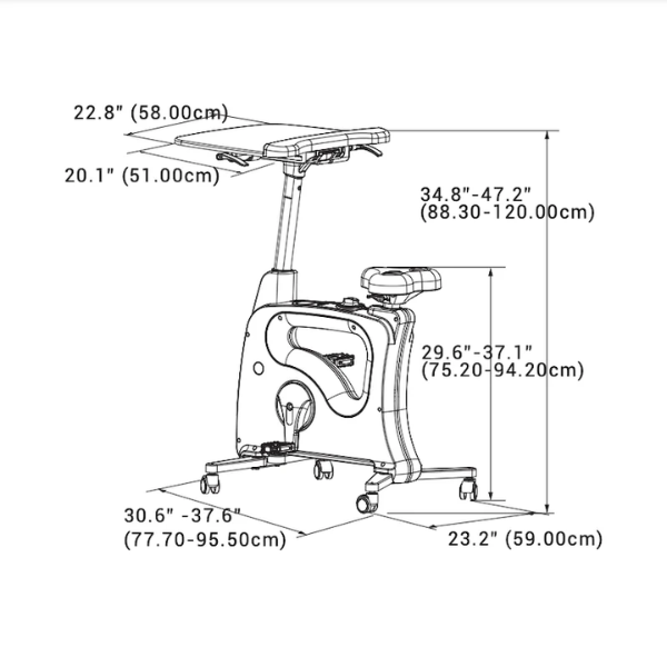 Ergobike – Bicicleta Estática con Escritorio