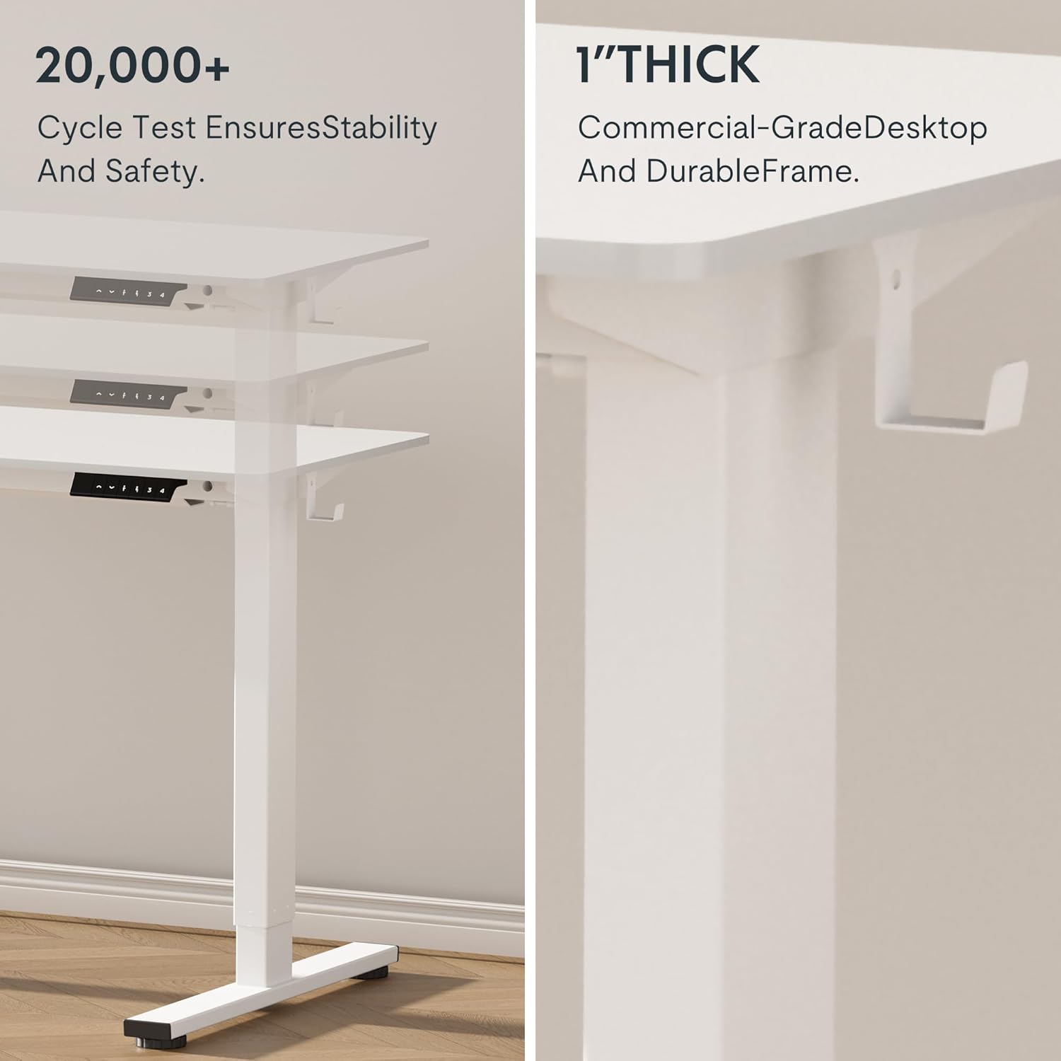 Escritorio Elevable Blanco FlexiDesk