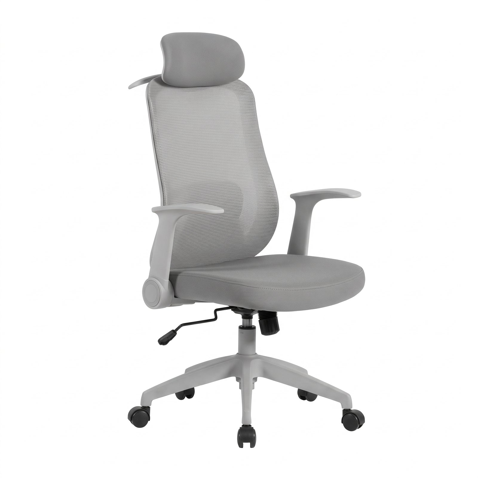 Silla ergonómica Cali Gris, vista frontal