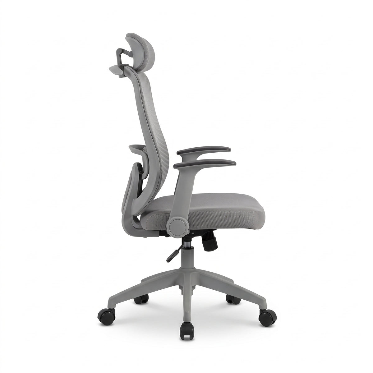 Silla ergonómica Cali Gris, vista lateral