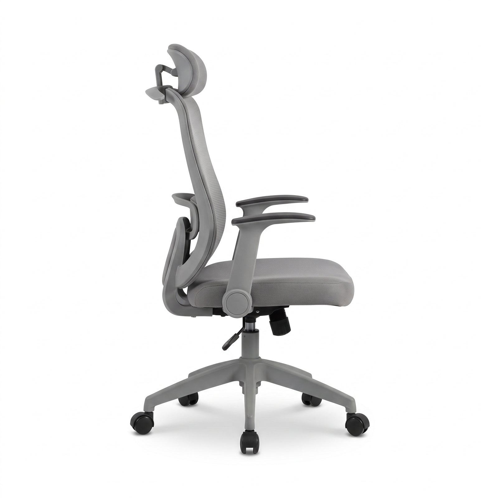 Silla ergonómica Cali Gris, vista lateral