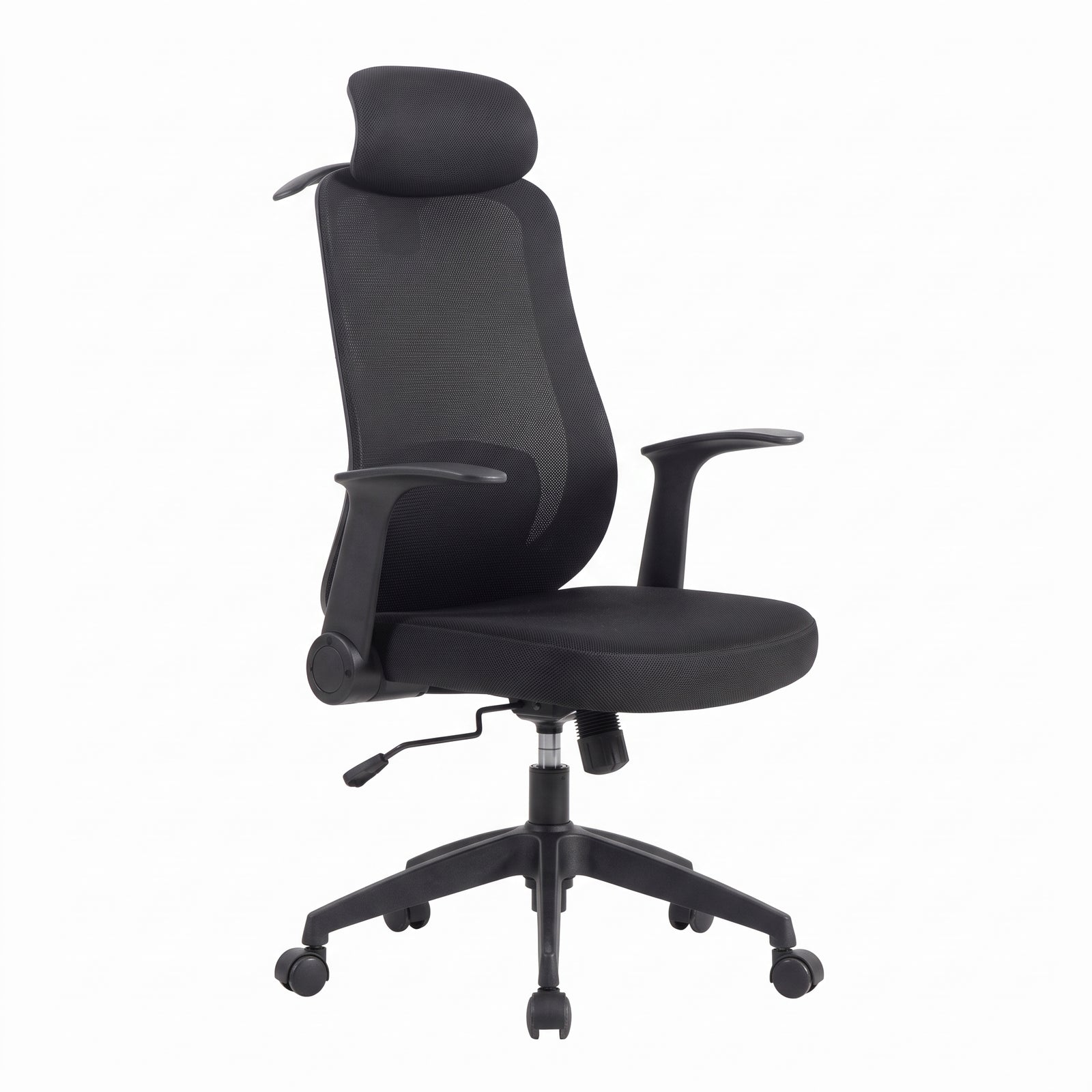 Silla ergonómica Cali Negra, vista frontal