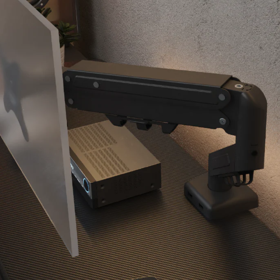 Brazo Ergonómico con Resorte a Gas 1 Monitor